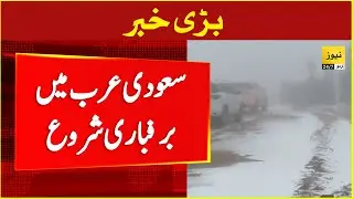 Saudi Arab snowfall 2025 - Tabuk snowfall | Breaking news