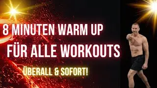 8 Min. Full Body Warm Up | Perfekt vor jedem Training Ohne Geräte #warmup  #FitnessDeutsch #Mobility