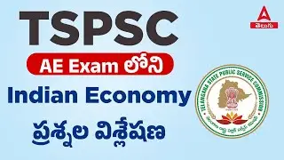 TSPSC AE PAPER ANALYSIS | INDIAN ECONOMY QUESTIONS ANALYSIS OF TSPSC AE EXAM | TSPSC AE KEY 2023