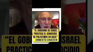 &ldquo;El gobierno de Israel practica el genocidio de palestinos en Gaza&rdquo;. Ernesto Ekaizer￼