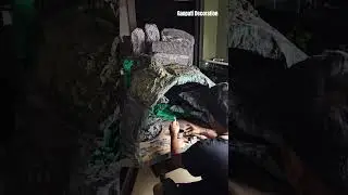 Process✨️✨️ Cave Decoration #ganpati #decoration