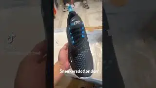 Nike Air Max 270 Black Blue #uk #nike #london #sneaker#sneakershoes   