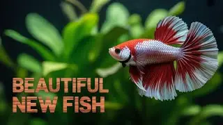 I Just Added A Fighting Betta Fish In My Aquarium | Beautiful Siamese Fighting Fish