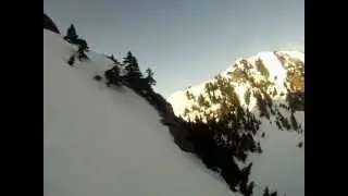 Pilchuck ski: The Gunsight.MP4