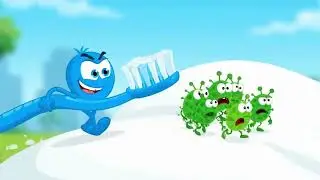 🪥✨ Toothbrush vs Germs | Fun Kids Cartoon About Brushing Teeth 🦷🎵 | Dental Hygiene Song