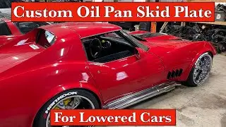 Making a Custom Oil Pan Skid Plate for Lowered Cars.