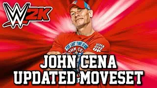 WWE 2K25 | John Cena Updated Moveset + Realistic Base Superstar Settings