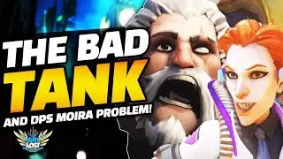 Overwatch - The HUGE Bad Tank Problem and DPS Moira's WTF?! (Role Queue)