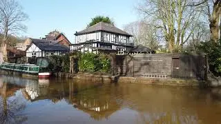 Historic Packet House on the Bridgewater Canal at Worsley