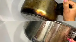 Как отмыть кастрюлю,сковороду от нагара и жира?How to wash a pan, a frying pan from soot and fat?