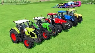 TRANSPORTING BIG Honda MOTORS and TANKER on Spiral Sridge Stunt Ride! Farming Simulator 22