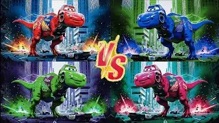 The Legendary Lightning McQueen Robot - Coffin Dance 🕺  Battle💥🔥🗯💀