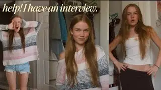 grwm for a job interview as a teen girl lol