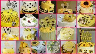 Honey Bee theme cake design // Bee Cake ldeas For  Birthday Parties // Bee cake ideas  //