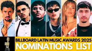 Billboard Latin Music Awards 2025 | Полный список номинантов
