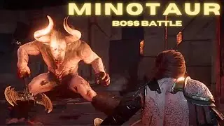 Epic Minotaur Boss Battle - Assassin's Creed Odyssey HD