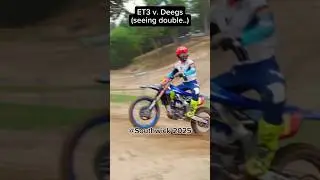 Eli TOMAC & Haiden DEEGAN 2025 Southwick Qualifying Pro Motocross #supermotocross  (via twmx | ig )