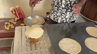 Chapati Pressing and Batti Making Machine set for small scale business use