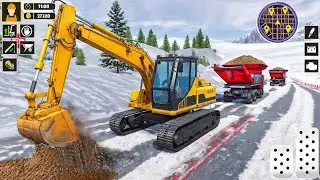 Tunnel Road Builder Construction 3D - Highway JCB Excavator Simulator - Android GamePlay