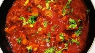 Tomato Chicken| Side dish for Rice, Chapati, Idli,Dosa|Restaurant style|Chicken Gravy