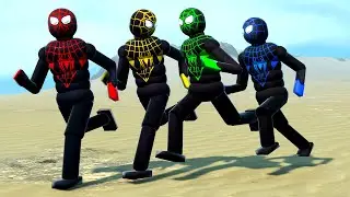 SPIDER-MAN MILES MORALES RAGDOLL COLOR RUN