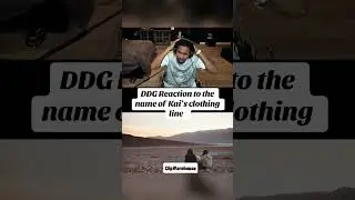 DDG&rsquo;s live reaction to Kai Cenat&rsquo;s new clothing brand❤️&zwj;🩹 #ddg #shorts