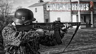 SS Holding The Hill! - Company of Heroes 2 in 4k! - Spearhead Mod