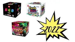 350g Value Cakes RGB16 Shots, Curb Alert20 Shots, Tropical Blast16 ShotsBW1589，1590，1591