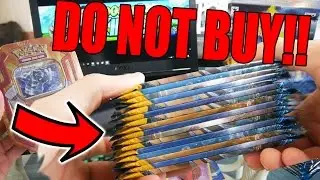 DO NOT BUY SUN AND MOON BOOSTER PACKS SCAMMED!! 21 MAPPED PACKS FROM FLEA MARKETS!!