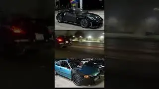 350z turbo vs civic K Boosted 60 roll