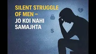 Silent Struggle of Men 😔 | Jo Koi Nahi Samajhta | Men Mental Health | The Pain No One Talks About
