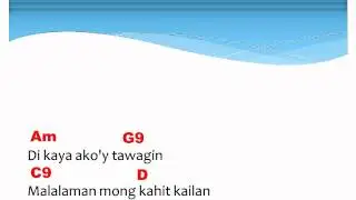 Hawak Kamay Lyrics and Guitar Chords