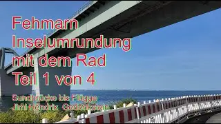 Fehmarn Fahrrad Radweg Teil 1  August 2024 Sundbrücke bis Jimi Hendrix Gedenkstein 14 von 62 km
