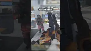 Gun Game on MW2 Remastered 🤯 #callofduty