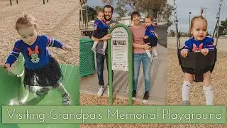 Visiting Kelsey's Dads Memorial Playground With The Family- HANG WITH THE BANGS