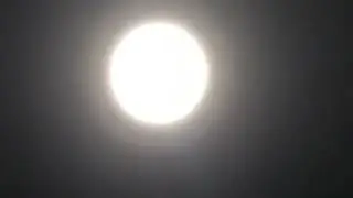 Eclipse with ice crystal rainbow footage
