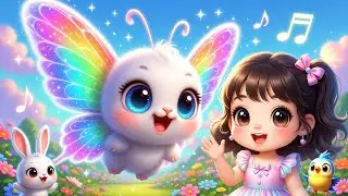 तितली उड़ी 🦋 | Hindi Rhymes for Kids | Fun Rap Rhyme | 3D Anime Cartoon #nurseryrhyme #rhymes