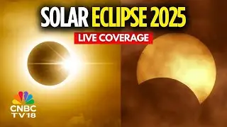 WATCH LIVE: Solar Eclipse 2025 | Partial Solar Eclipse Seen Over New Zealand | Surya Grahan | N18G