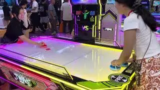 IFUN PARK Newest Multi Pucks Air Hockey Twins Hockey Black Color