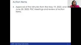 July 2022 PSC Meeting