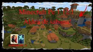 Minecraft Pe 1.12.1 Aldea de sabana! semilla/seed