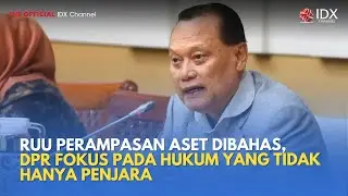 RUU Perampasan Aset Dibahas, DPR Fokus pada Hukum yang Tidak Hanya Penjara | MILENOMICS