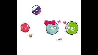 Kazakhstan and Pakistan are having fun but China and Russia are fighting  #countryballs ￼