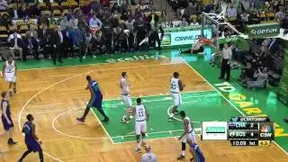 Al Jefferson schools Tyler Zeller | Hornets vs Celtics | February 27, 2015 | NBA 2014-15 Season