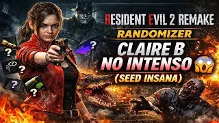 🔥 RE2 REMAKE RANDOMIZER INSANO COM CLAIRE B 😱 #shorts #feedshorts