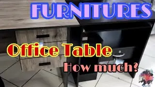 HOW MUCH DO FURNITURES COST? MAGKANO OFFICE TABLE? Price canvass l Window Shopping l Mall tour lJojo