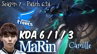 AFs MaRin CAMILLE vs TRUNDLE Top - Patch 6.24 KR Ranked