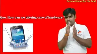Computer in Indian sign language