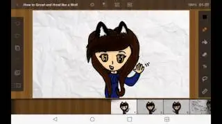 How to Howl and Growl like a Wolf!🐺🌑 - Flipaclip
