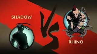 SHADOW FIGHT SERIES | PART 1 | SHADOW FIGHT 2 | SHADOW VS RHINO 🦏 